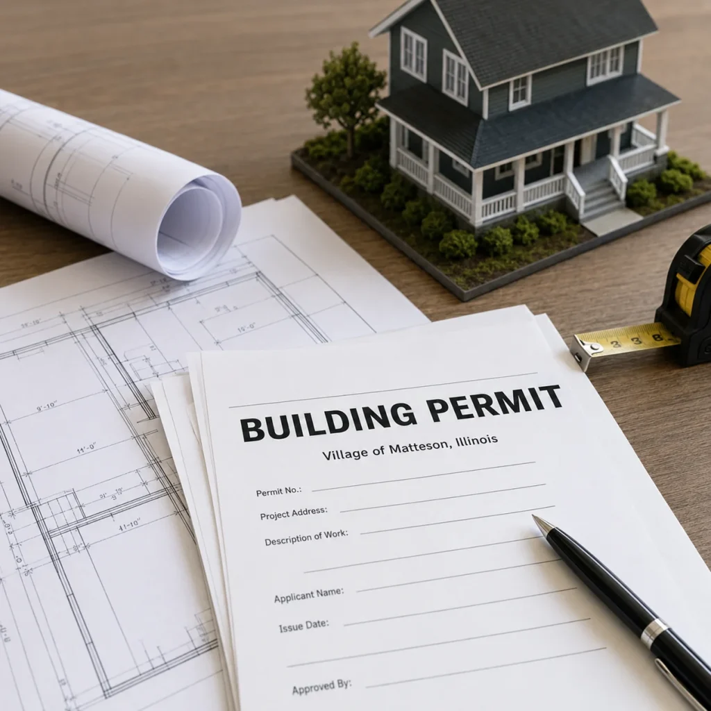 Matteson Roofing Permits and Local Requirements